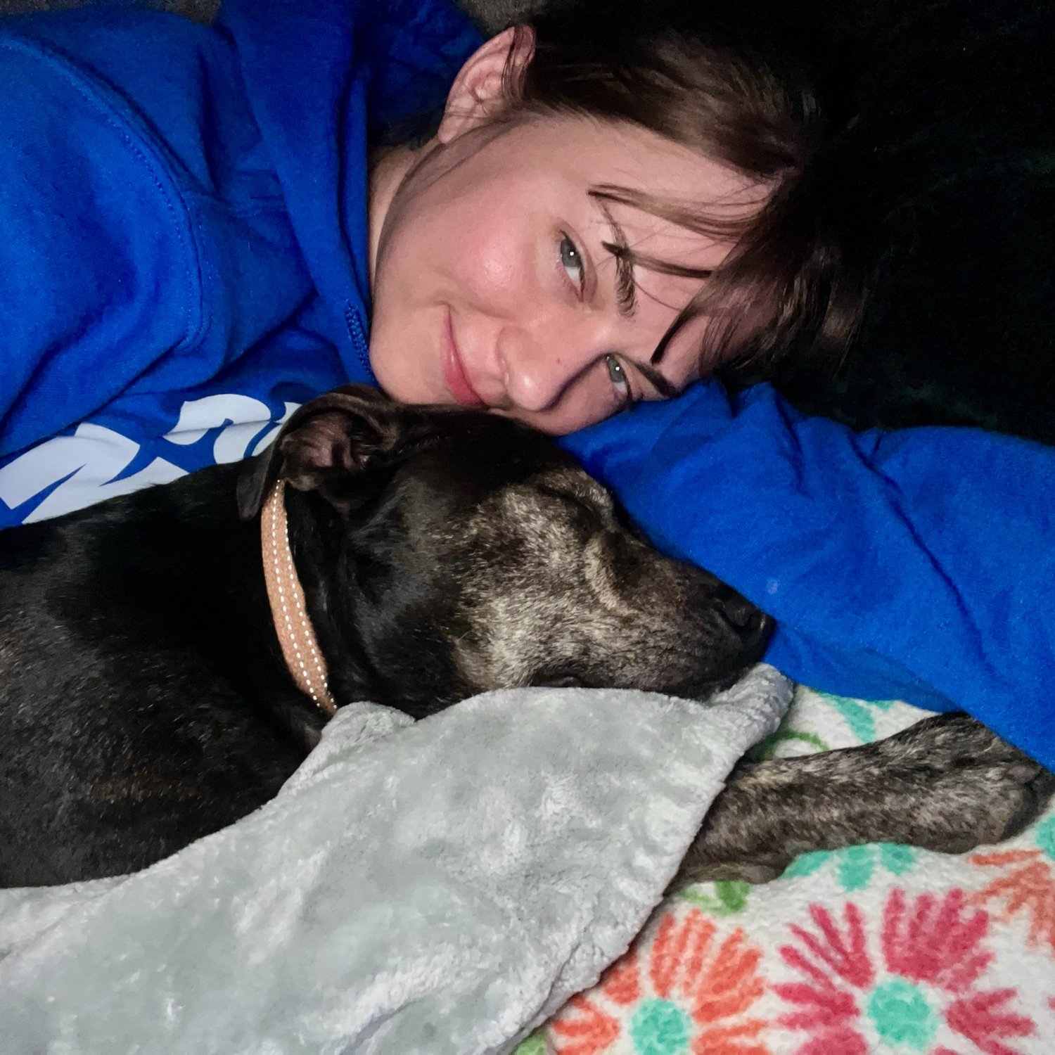 Goose, a dog Christy has cared for